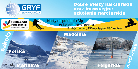 Organizator wyjazdy narciarskie i szkolenia.